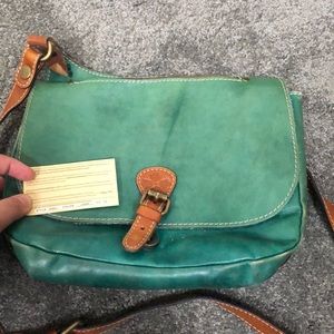 Italian leather handbag